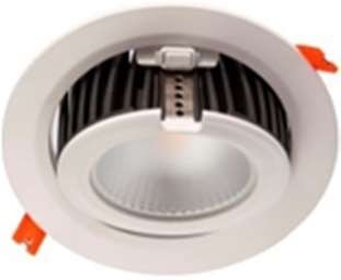 چراغ 25 وات سي او بي فکی متحرک توکار سان لوکس (C255R)